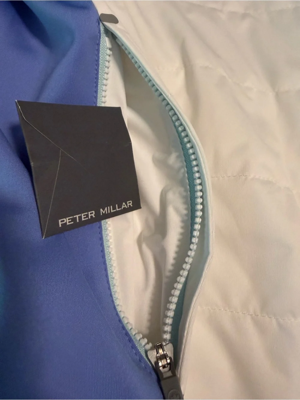 Peter Millar Crown Sport Weld Elite Hybrid Half Zip Padded Golf Jacket Medium